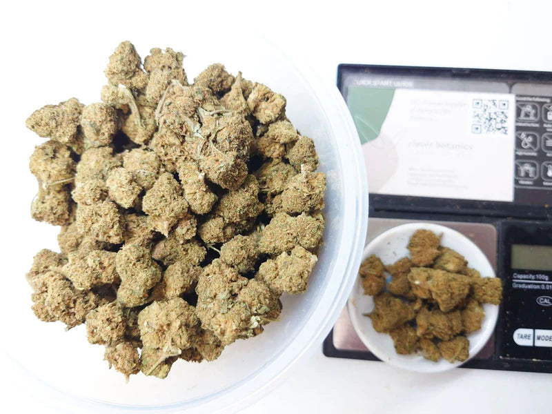 CBD Hemp Flower Wedding Cake