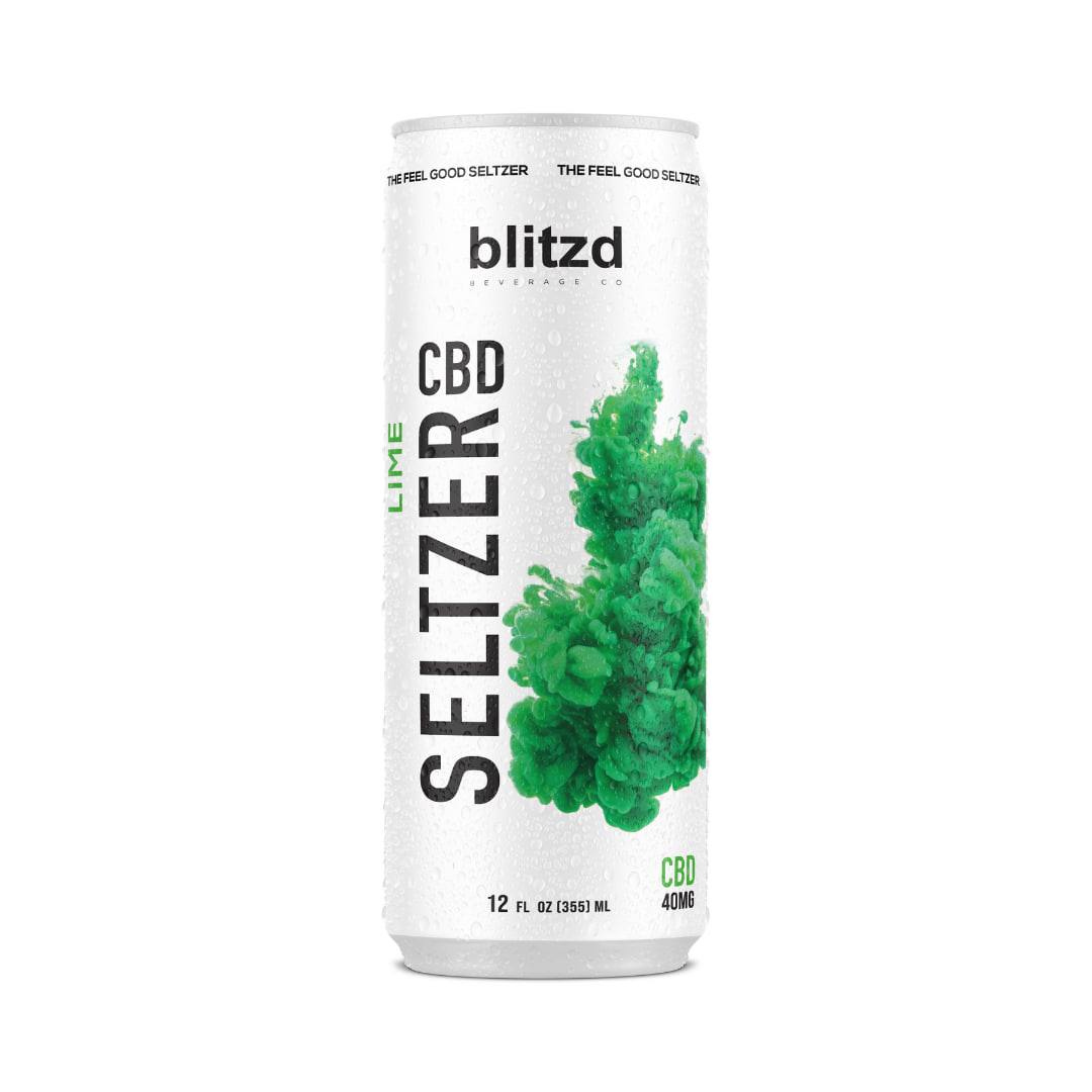 Blitzd Beverage Co Beverages Best CBD Seltzer Water - 24 Cans