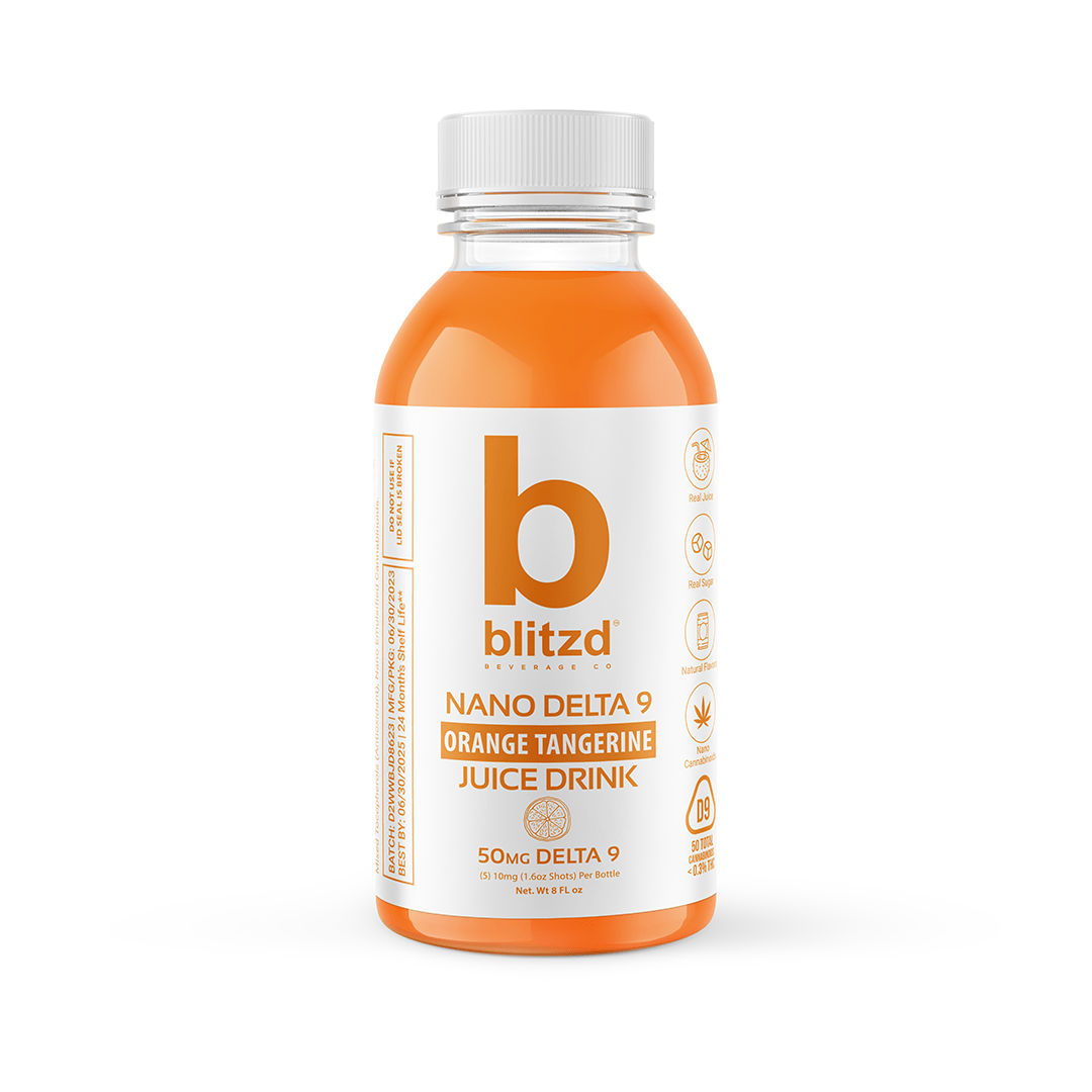 Blitzd Beverage Co Beverages Orange Tangerine Delta 9 Juice