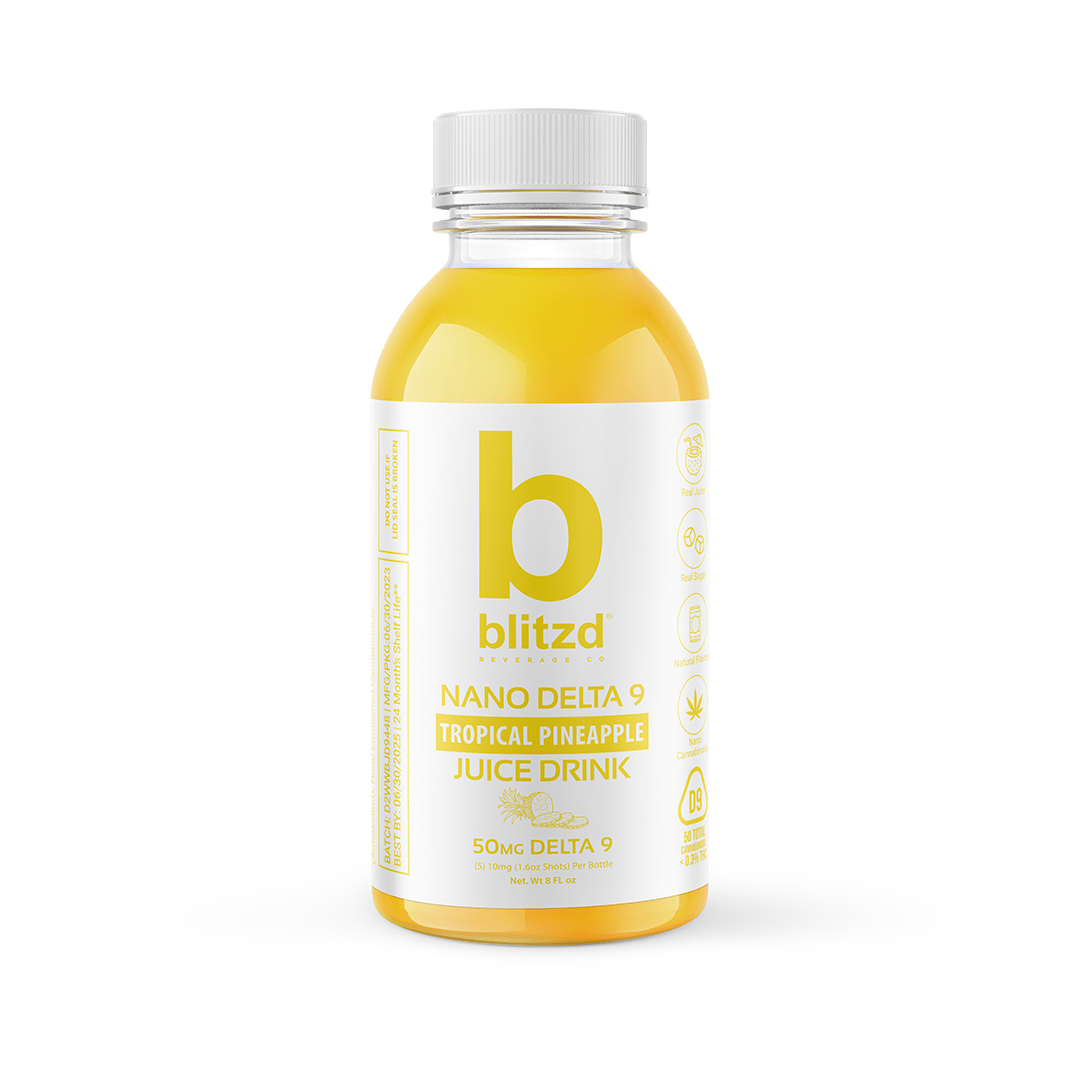 Blitzd Beverage Co Beverages Tropical Pineapple Delta 9 Juice