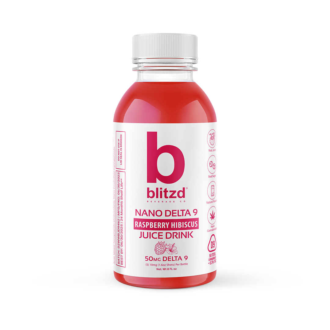 Blitzd Beverage Co Beverages Raspberry Hibiscus Delta 9 Juice