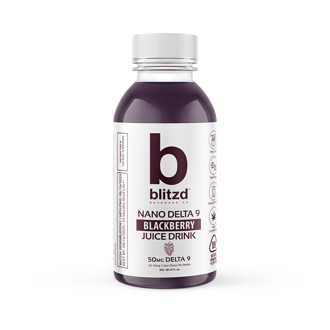 Blitzd Beverage Co Beverages Blackberry Delta 9 Juice