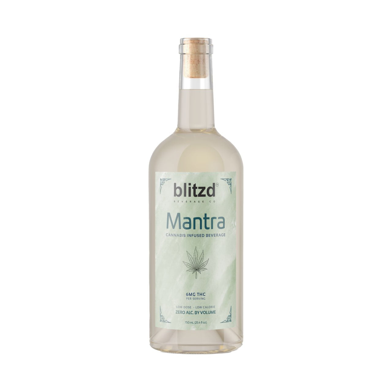 Blitzd Beverage Co Mocktail Mantra 10mg THC - 750mL