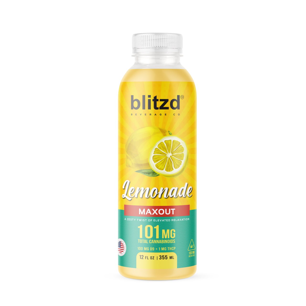 Blitzd Beverage Co Maxout THC Lemonade - 12 FL OZ